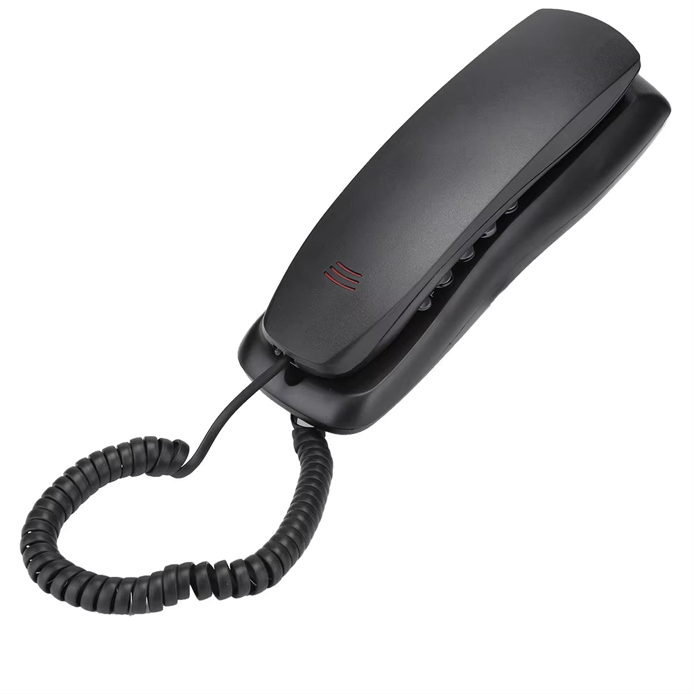 Home Landline Phone Mini Phone Office Telephone Desktop Wired Fixed Telephone for Hotel Office Business Home Desk Phone