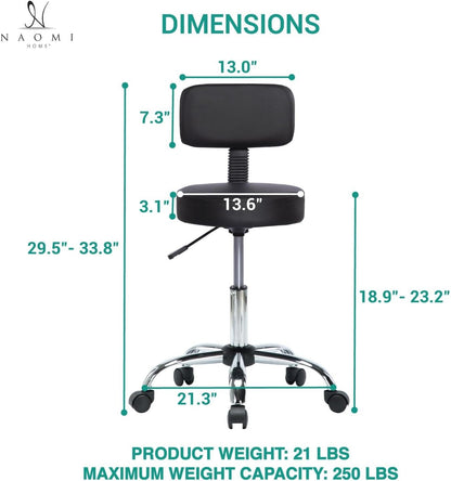 Mara Drafting Stool Black
