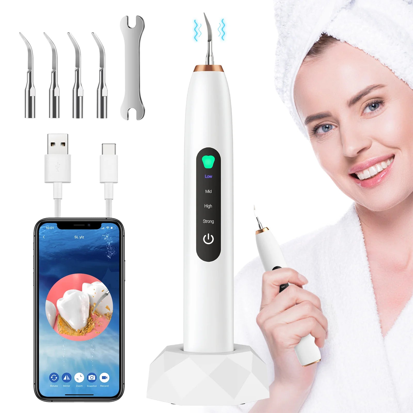 Smart Home Dental Ultrasonic Cleaning Device