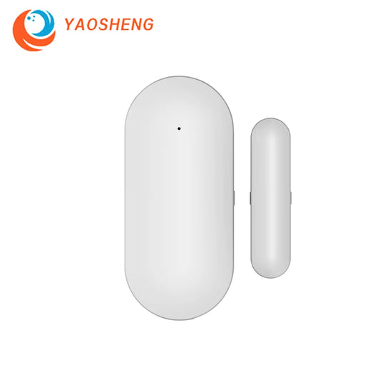Tuya Smart Home Alarm Security System Wireless Door Detector Window Sensor for 433Mhz Home Security Connected Alarm System
